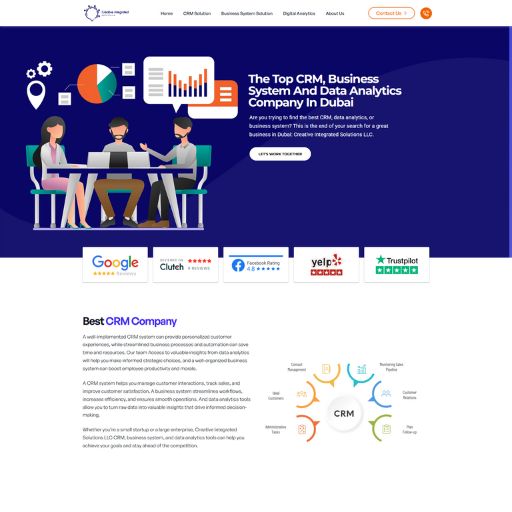 CRM and data analyst website