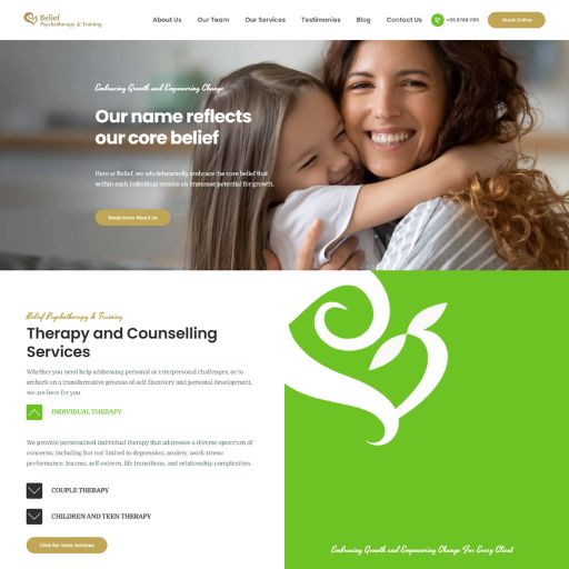 therapy counseling service website